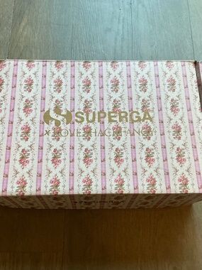 loveshackfancy x superga hightop sneakers